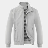 Casual Solid Bomber Jacket
