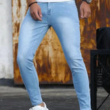 Stretchy Skinny Denim Jeans Trousers - Cross & Crown