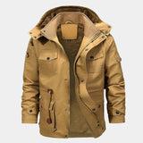 Fleece Hooded Bomber Jacket