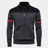 Cardigan Sweater Zipper Standing