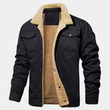 Vintage Fleece Bomber Jacket