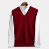 100% Merino Wool Sweater Vest - Cross & Crown