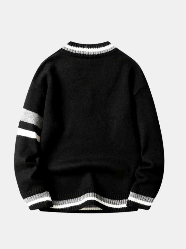 Classic V-Neck Sweater - Cross & Crown