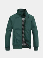 Casual Solid Bomber Jacket