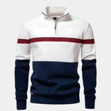 Quarter-Zip Jumper Sweater - Cross & Crown