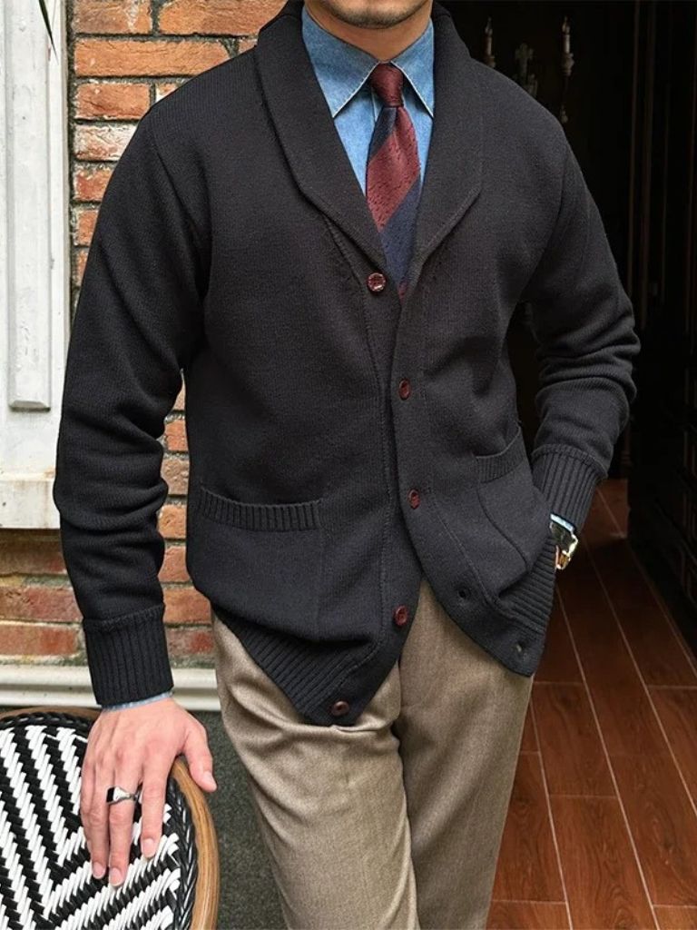 British Knit Cardigan - Cross & Crown
