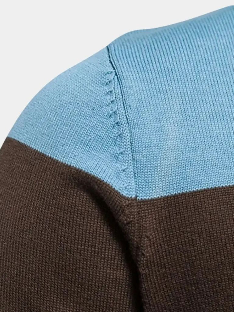 Cardigan Sweater Zipper Standing