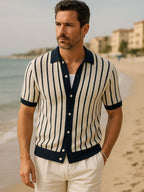 Atlantic Frame Knit Polo – Cross & Crown