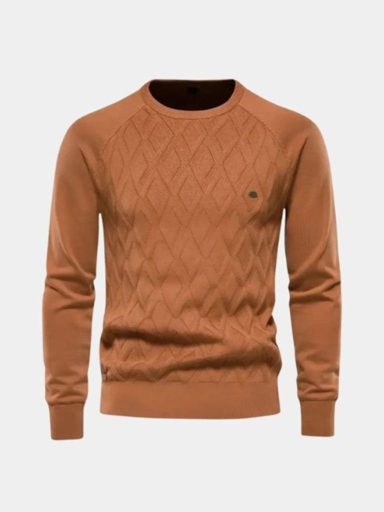 Minimalist Knit Pullover - Cross & Crown