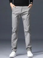 Minimalist Straight Trousers - Cross & Crown