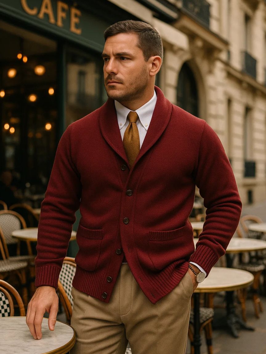 British Knit Cardigan - Cross & Crown
