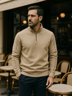 Alpine Quarter-Zip Sweater - Cross & Crown
