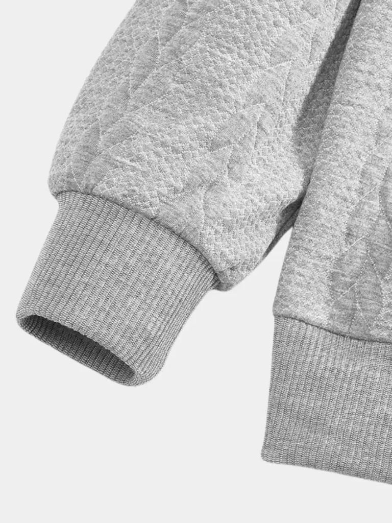 Essential Henley Quarter Zip Pullover - Cross & Crown