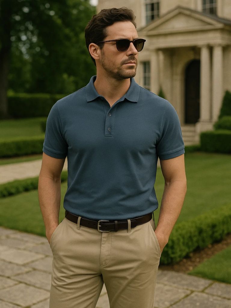 Essential Cotton Polo Shirt - Cross & Crown