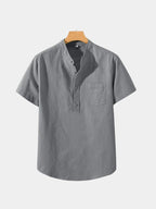 White Wellspring Linen T-Shirt