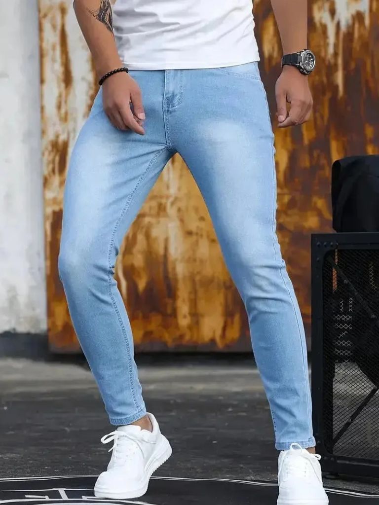 Stretchy Skinny Denim Jeans Trousers