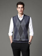Academic Essential Knit Vest - Cross & Crown