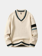 Classic V-Neck Sweater - Cross & Crown