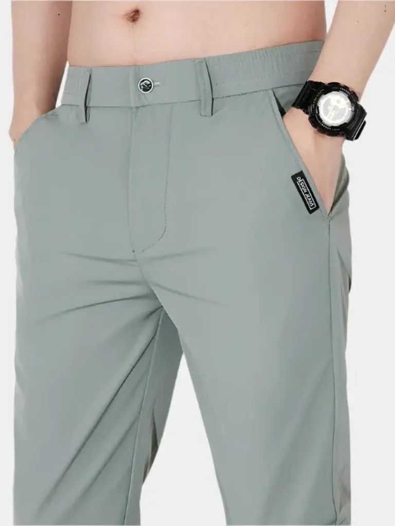 Essencial Stretch Trousers - New Elastic Waist - Cross & Crown