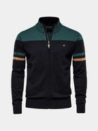 Cardigan Sweater Zipper Standing