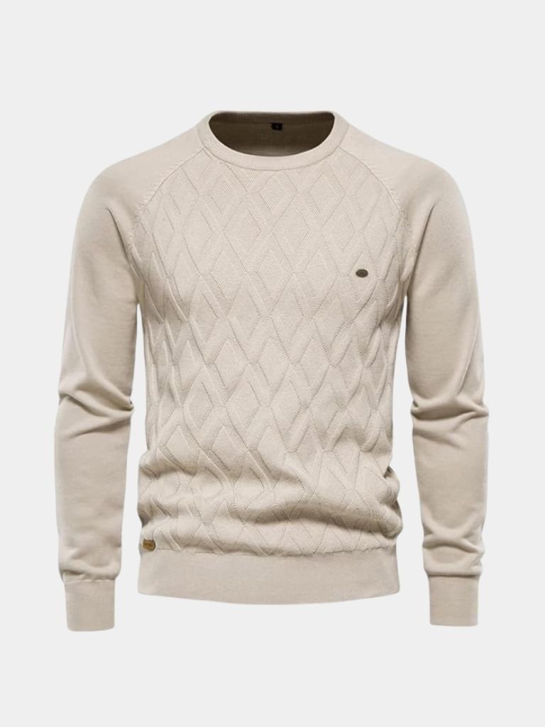 Minimalist Knit Pullover - Cross & Crown