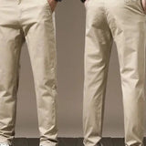 Essential Straight Trousers - Cross & Crown