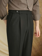 Premium Classic Elastic Trousers - Cross & Crown