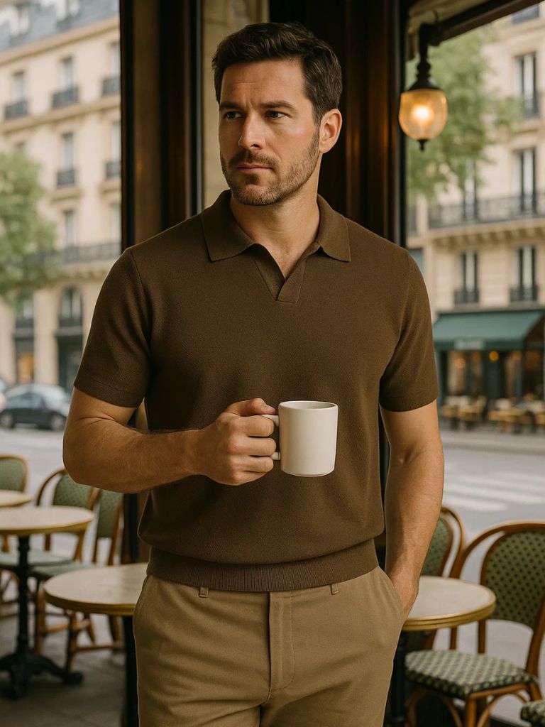 Brownstone Polo Shirt – Cross & Crown