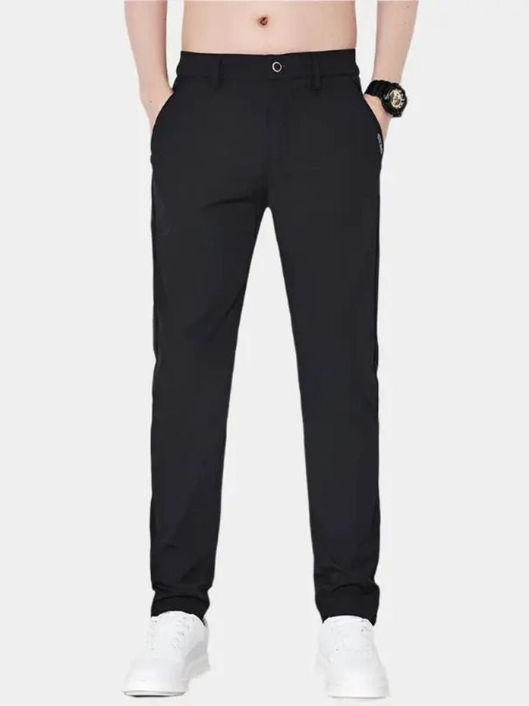 Essencial Stretch Trousers - New Elastic Waist - Cross & Crown