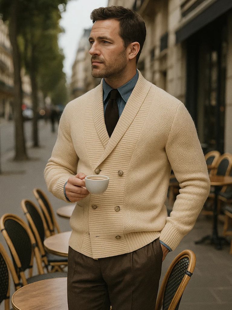 British Elegant Knit Cardigan - Cross & Crown