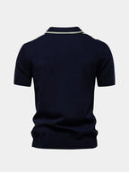 Retro Stripe Polo – Cross & Crown