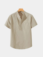White Wellspring Linen T-Shirt