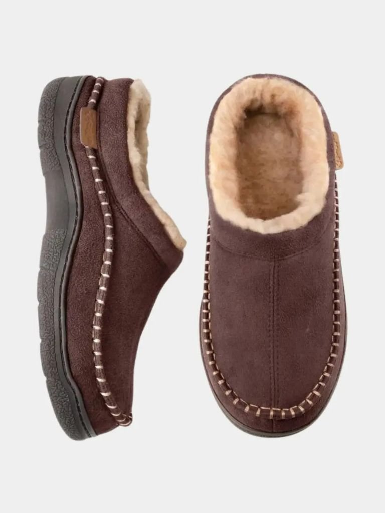 Heritage Luxe Lined Slippers - Cross & Crown