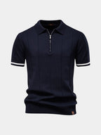 Royal Zip Polo – Cross & Crown