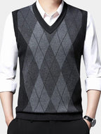 Academic Essential Knit Vest - Cross & Crown