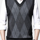 Academic Essential Knit Vest - Cross & Crown