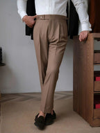 Classic Genova Sidetab Trousers - Cross & Crown