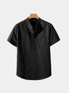 White Wellspring Linen T-Shirt