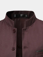 Elegant Collar Jacket - Cross & Crown