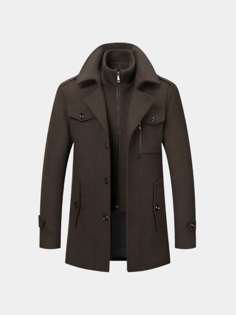 Old Money Two-Piece Winter Coat - Cross & Crown