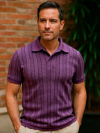 Classic Fit Business Polo Shirt - Cross & Crown