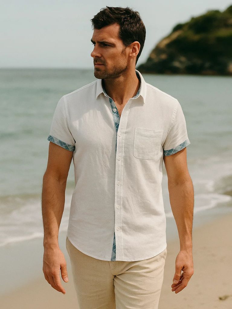Ocean Detail Casual Shirt