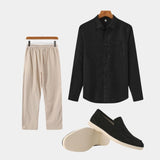 Linen Noire Set - Cross & Crown
