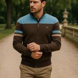 Cardigan Sweater Zipper Standing Collar Knitwear - Cross & Crown