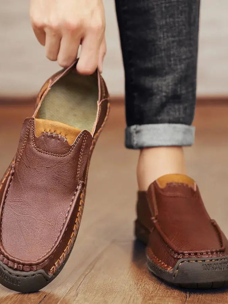 Comfortable Leather Moccasins Shoes