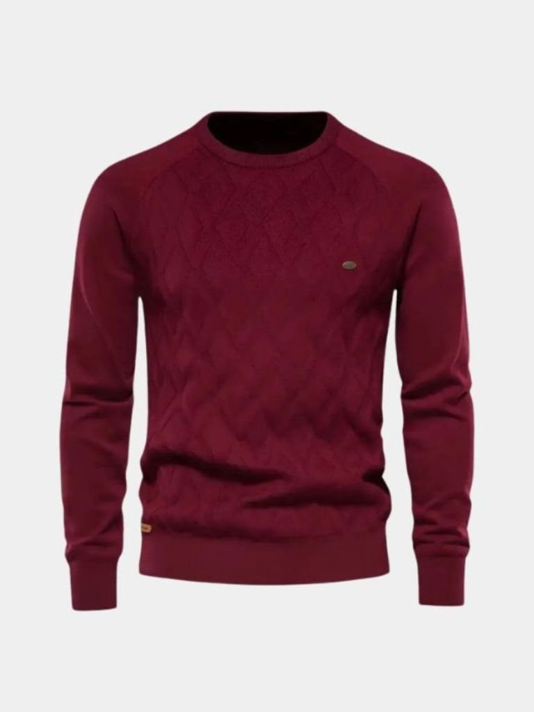 Minimalist Knit Pullover - Cross & Crown