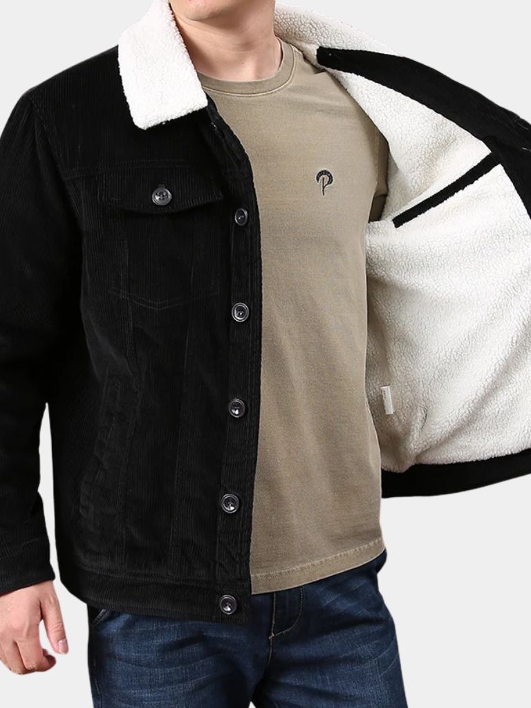 Minimalist Vintage Corduroy Jacket - Cross & Crown
