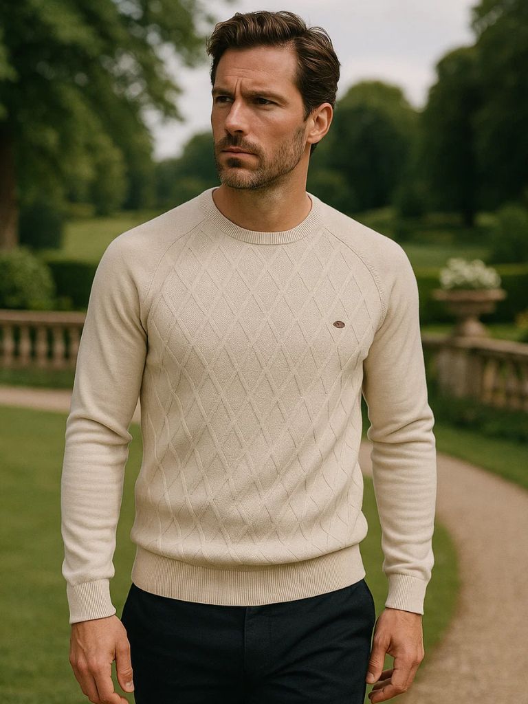 Minimalist Knit Pullover - Cross & Crown