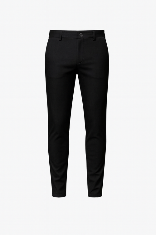 Bamboo Fiber Minimalist Straight Trousers