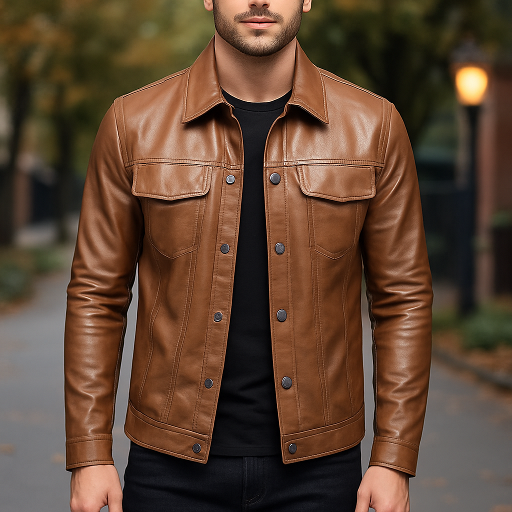 Bronze Rebel Leather Jacket